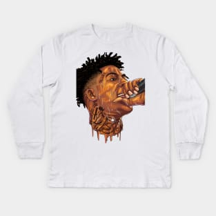 NBA  YOUNGBOY art Design T-Shirt Hoodie Stickers Kids Long Sleeve T-Shirt